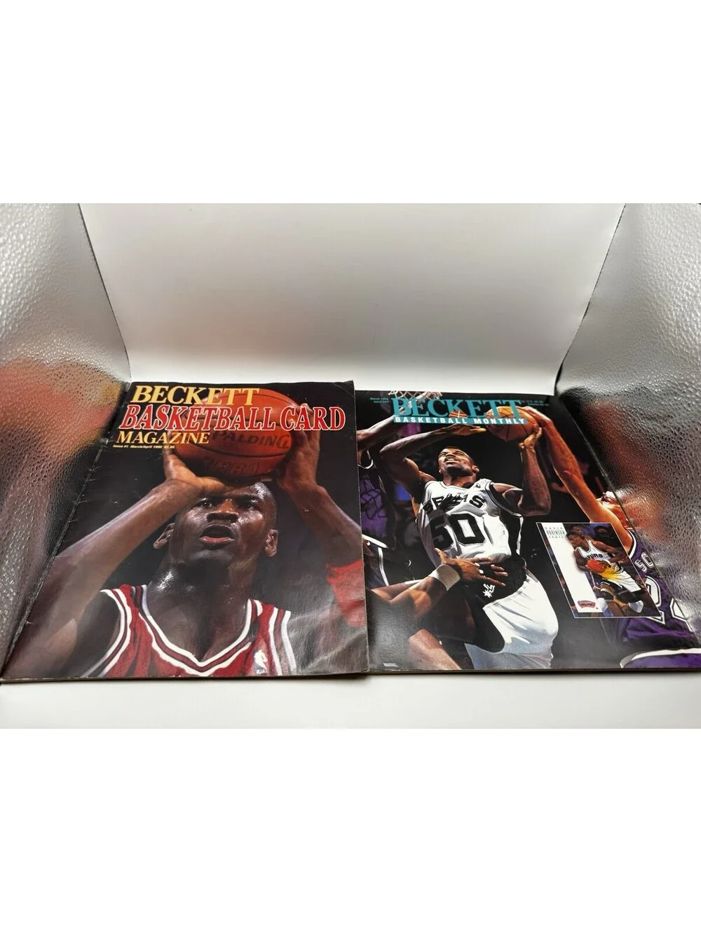 Vintage Beckett Basketball Magazine Lot of 2 (1990-1994) Michael Jordan Issue 1